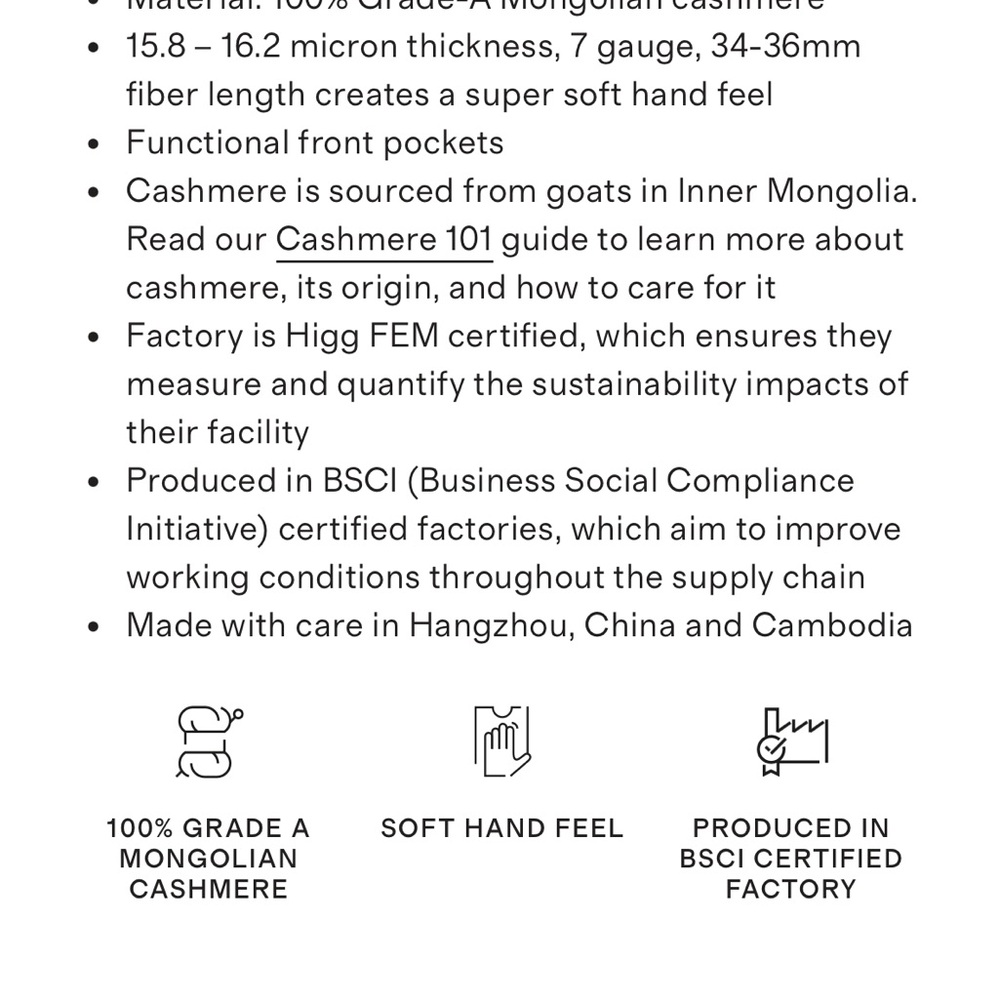 Quince - Mongolian Cashmere Structured Cardigan - price is firm - Picture 9 of 9